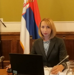 11. mart 2022. Šefica delegacije Narodne skupštine pri PS OEBS Vesna Marković